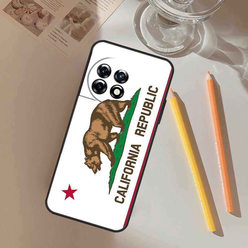 

California Flag Funda For OnePlus 12R 13 12 R 11 9 10 Pro 8T 9RT 10T OnePlus Nord 4 CE 2 3 Lite N20 N30 Case OnePlus 13R