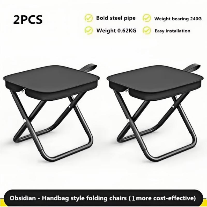Camping Folding Stool Lightweight and Compact Storage Bags Beach Picnic Fishing Portable Folding Chair Seats, Travel Chairs