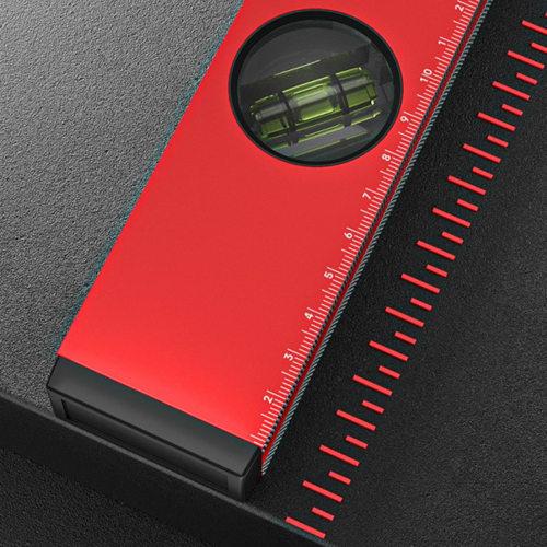 Digital Spirit Level, Digital Inclinometer, Aluminum Alloy Spirit Level with Triple Bubble, Shock-Resistant Design, for Home Improvement and Construct