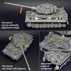 Model Military Vehicle Germen Tiger I Heavy Tank Building Blocks Armored Kit 360 Rotating Turret Tank Toy for Adults Boys Gift