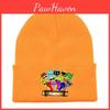 Sprunki Fashion Knitted Hat Solid Color Print Cute Pattern Design Unisex