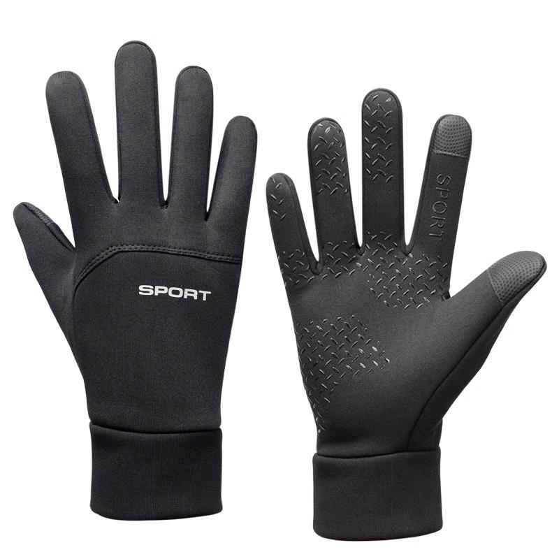 Men’s Winter Warm Touchscreen Riding Gloves - Windproof Cycling, Motorcycle, Ski & Delivery