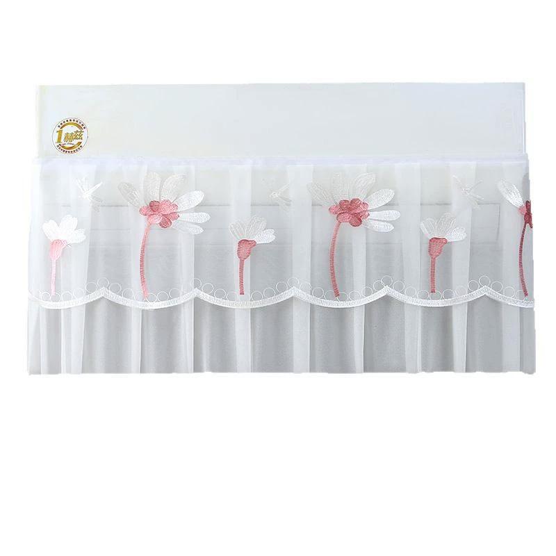 1PC Air Conditioner Washable Wall Mounted Hanging Prevent Direct Blowing Textil Protective Bag Dust Cover Wind Shield Curtain