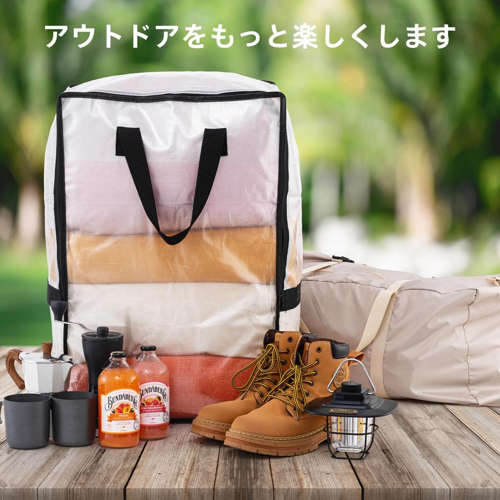 TAILI Futon Storage Large Storage Moving Set of Extra Large Freestanding Big Bedding Cases with Clothes Down Perfect for Transparent Bags, Bags, Bags,