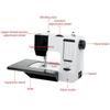2W 7 Portable Mini Electric Thread Sewing Machine Household Desktop Battery Power