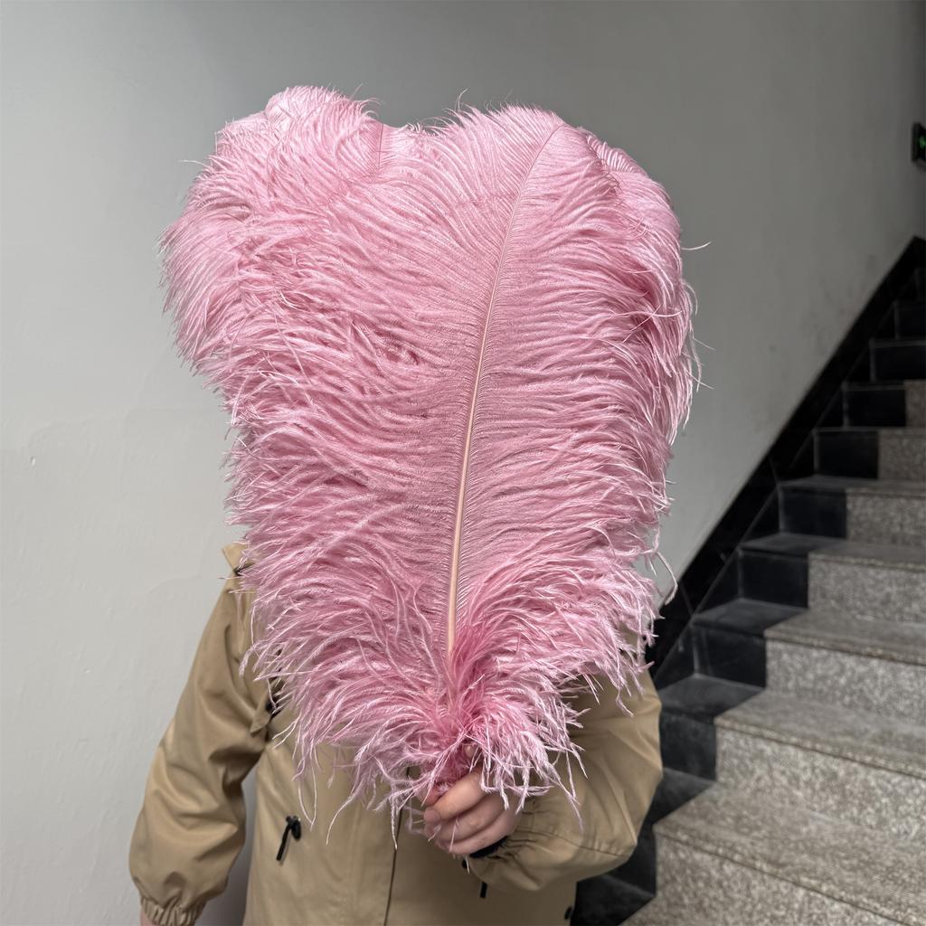 10pcslot 55-60cm Ostrich Feather for Crafts Party Wedding Decor Plumes Ostrich Table Centerpieces White Feathers Decoration