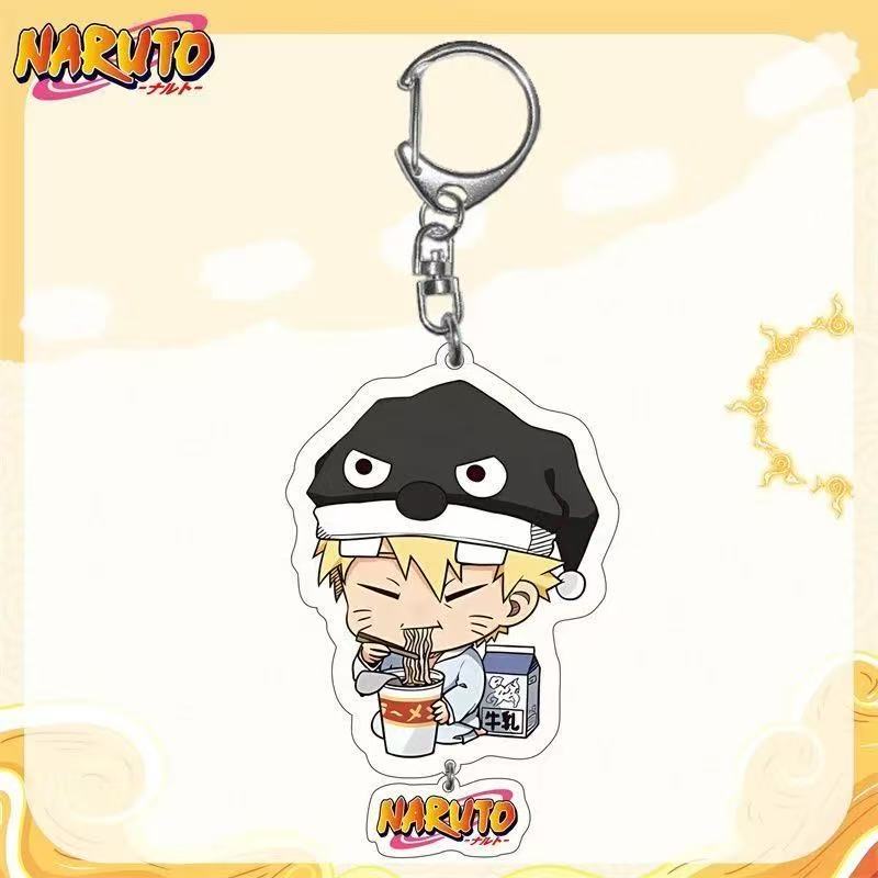 Anime Naruto Acryl Schlüsselanhänger Mithelfer Uzumaki Naruto Cartoon Schlüsselanhänger