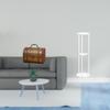 Vintage Wooden Jewelry Box Organizer with Clear Acrylic Side Table for Small Decorative Storage