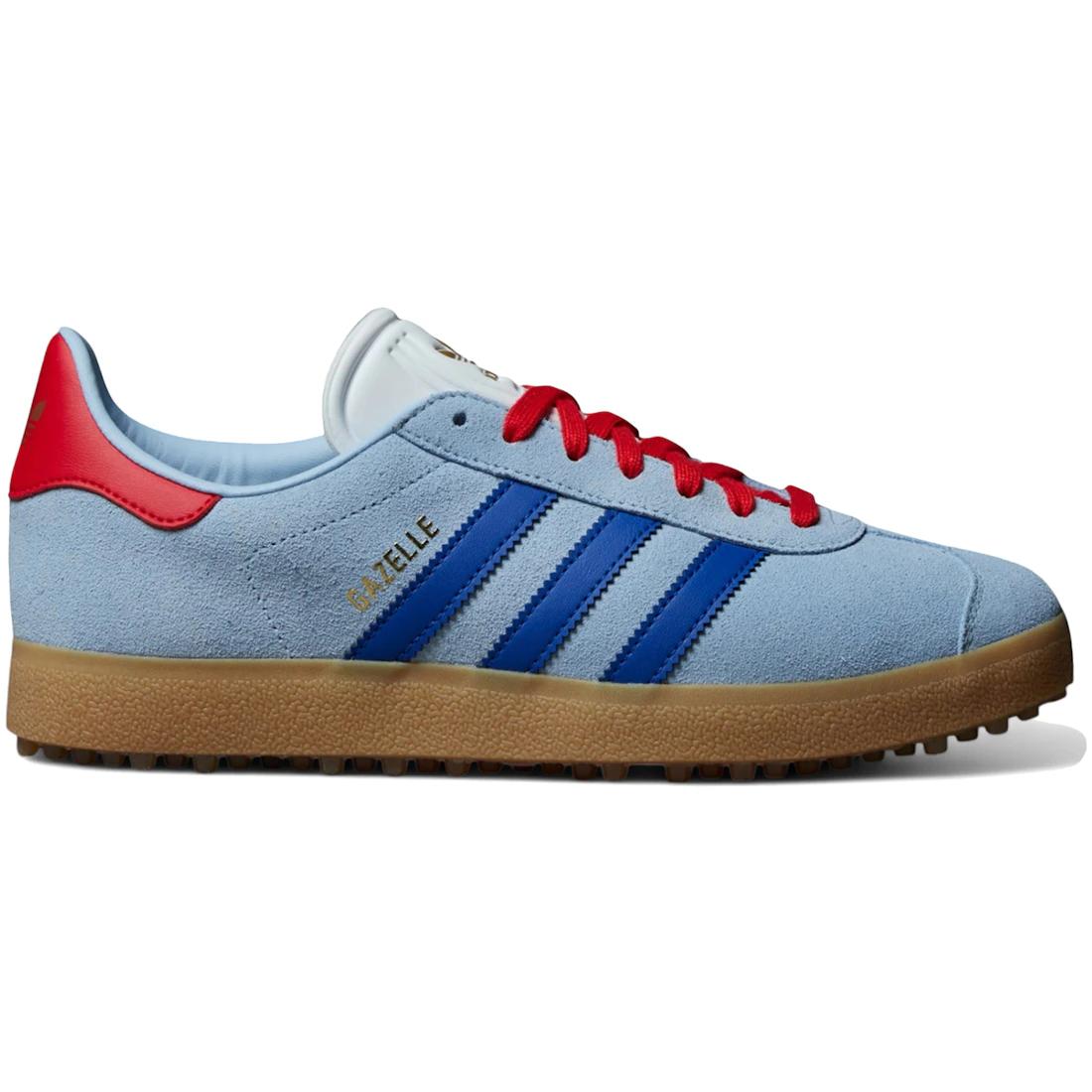 

Sneaker adidas Gazelle Spikeless Golf Clear Sky Royal Better Scarlet(IH8553) 44