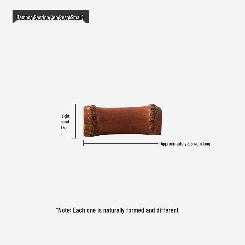 Yubao Pavilion Calligraphy Brush & Pen Rest: Ceramic Mountain Design, Solid Wood Scholar s Pen Holder