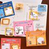 Creative Cute Capybara Sticky Notes - Tearable & Reusable for Students, High-Value Cartoon Stationery