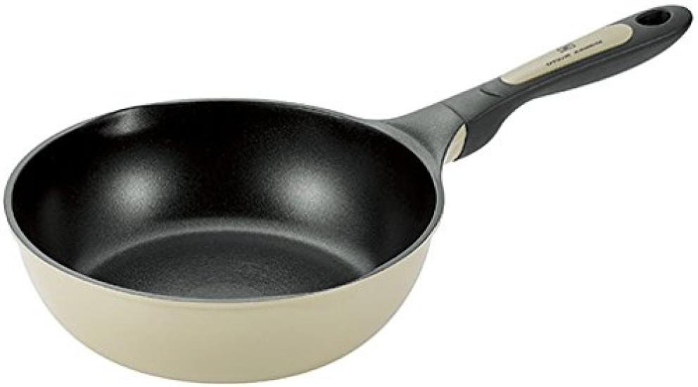 

Yokoyama Tatsuya Kawagoe Lightweight Cast Series Deep Pan 24cm White TKC-501S белый