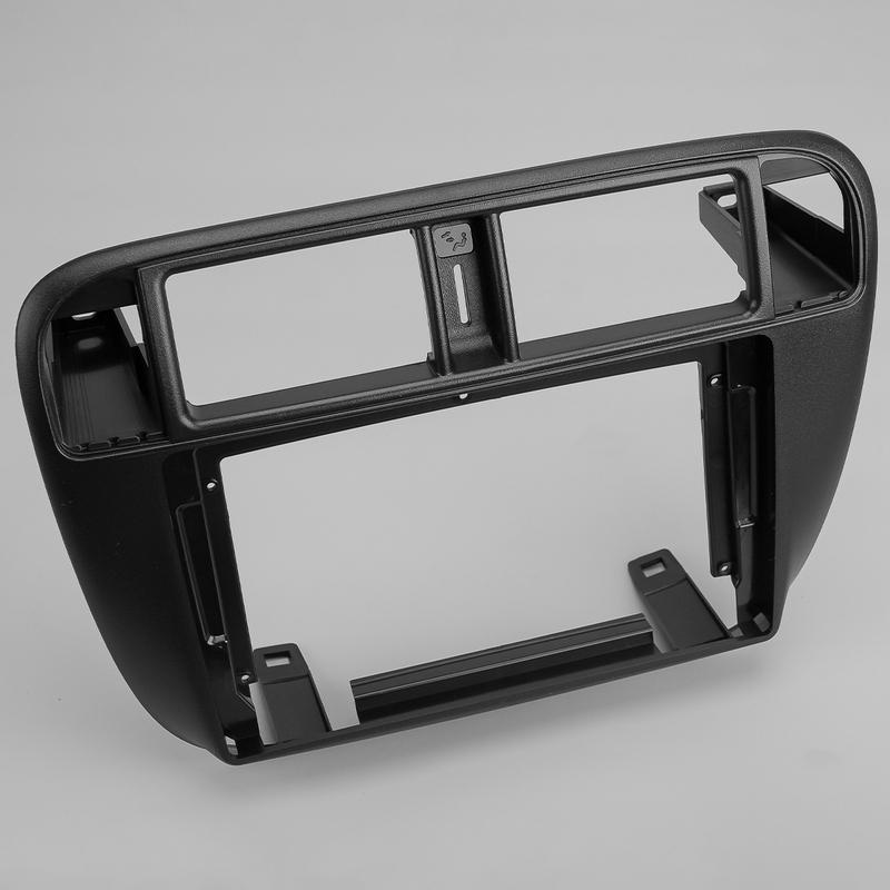 

9 LHD Car Radio Stereo Dash Fascia Frame Panel Trim Fit for Honda Civic EJ/EK/EM 1995 1996 1997 1998 1999 2000 2001 Black ABS