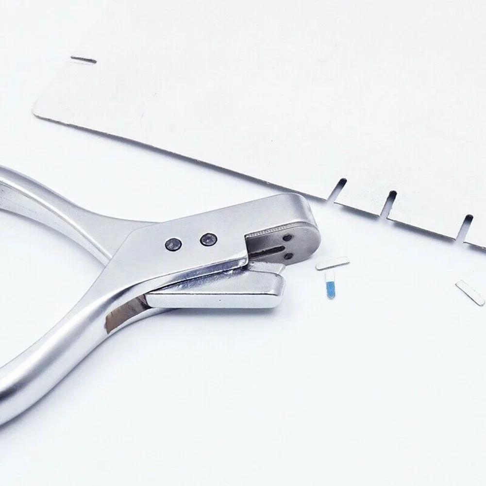 Hole Puncher Punching Pliers DIY Metal Steel Pattern Hole Notcher Sewing Pliers Notch Punch Tailor Designer Hand Tools