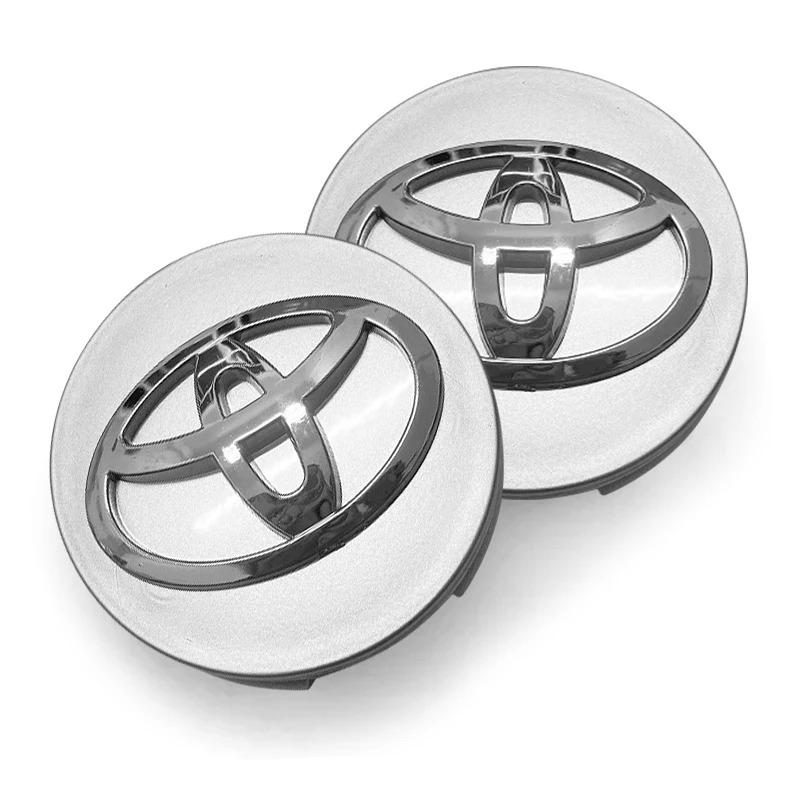 56/60mm Car Wheel Center Hub Cap Badge Dust-proof Covers Emblem Sticker for Toyota Yaris Hilux Corolla Avensis Prius Auris Rav4