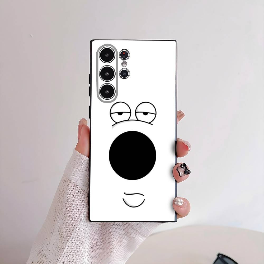 Funny F-Family Cute G-Guys Phone Case For Samsung Galaxy S25 S24 S22 S23 Ultra S21 S20 Plus 5G Frosted Non-Slip Full Soft Cover