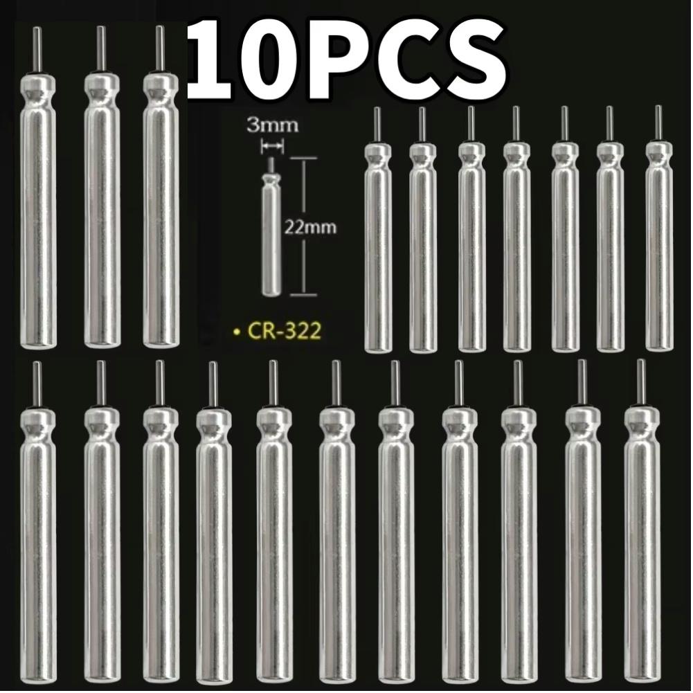 Luminous Electric Battery Fishing Float CR322 Electric 3 Votage Battery Fishing Tackle Tools Fishing Lithium Fishing Floats 10PCS