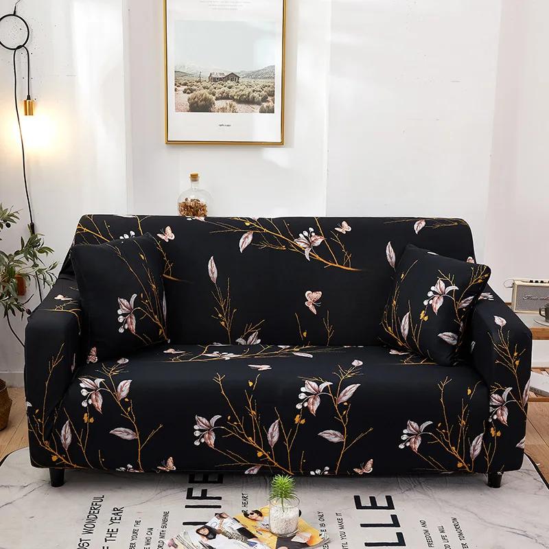 Geometry Elastic Stretch Sofa Cover Slipcovers All-Inclusive Couch Cover For Different Shape Sofa Chair L-Style Need 2Sofa Cover