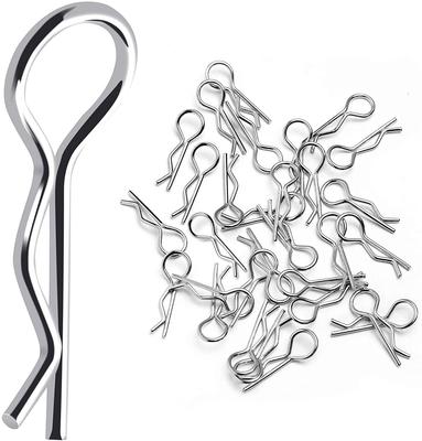 Body Clip Pins Stainless Steel for 1/16 RC Car | Rustproof Durable Easy Installation Silver