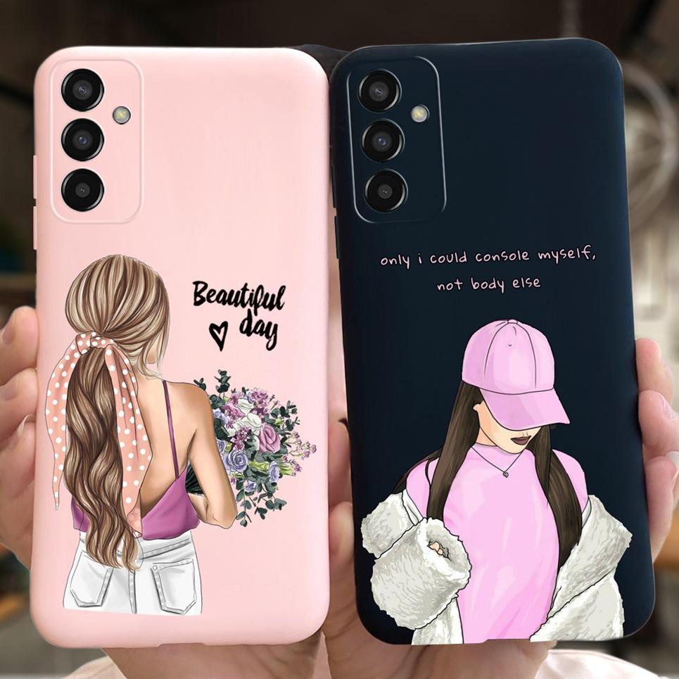 For Cover Samsung Galaxy A04s SM-A047F Bumper Fundas Milk Cow Butterfly Phone Case Soft Back Cover For Samsung A04s Bumper Capa