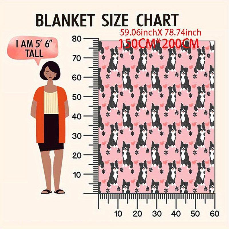 

German Shepherd Love Blanket Reversible Flannel Throw for Dog Lovers AllSeason Comfort Furry Best Friend Gift 75x100cm (30x40inch)