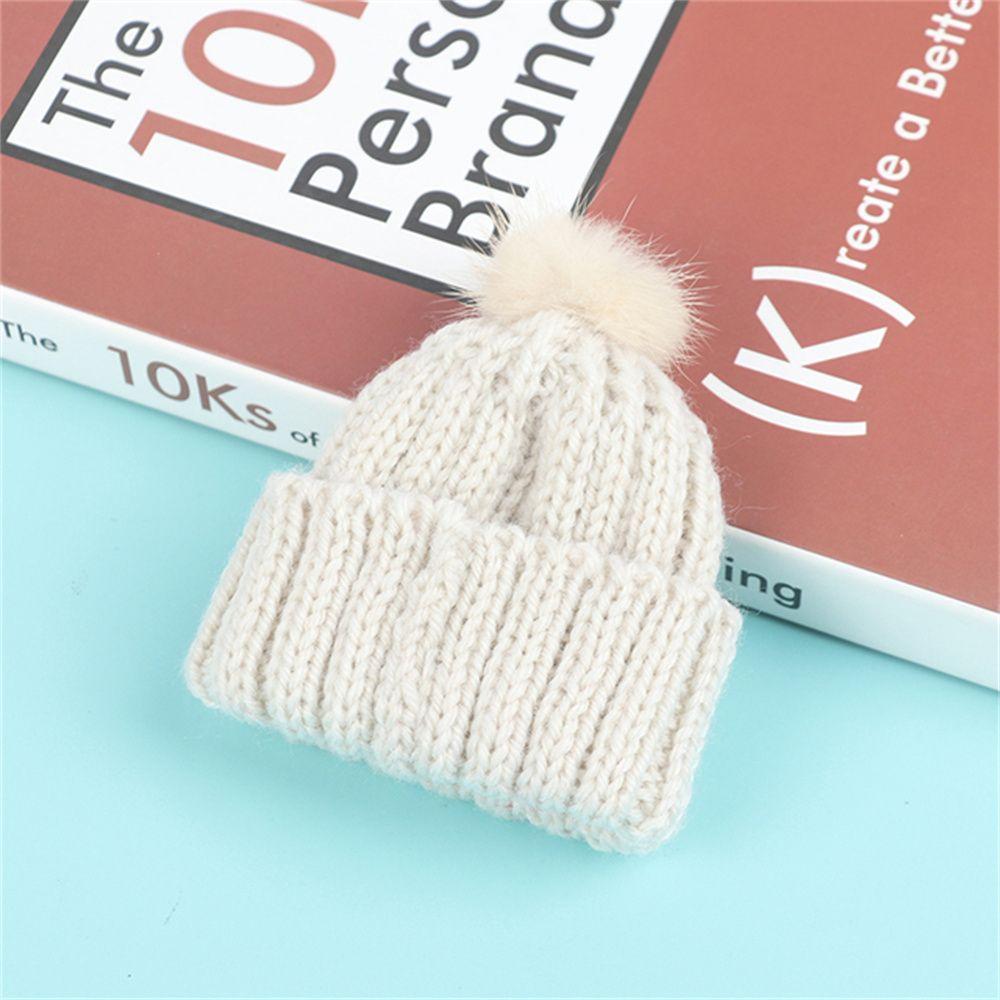 Dollhouse Doll House Decoration Knitted Hat Dolls Accessories Doll House Decor Doll Hat Dolls Cap