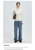 Women's High Neck Cashmere Sweater: Warm Wool, Solid Color, Perfect for Autumn and Winter.