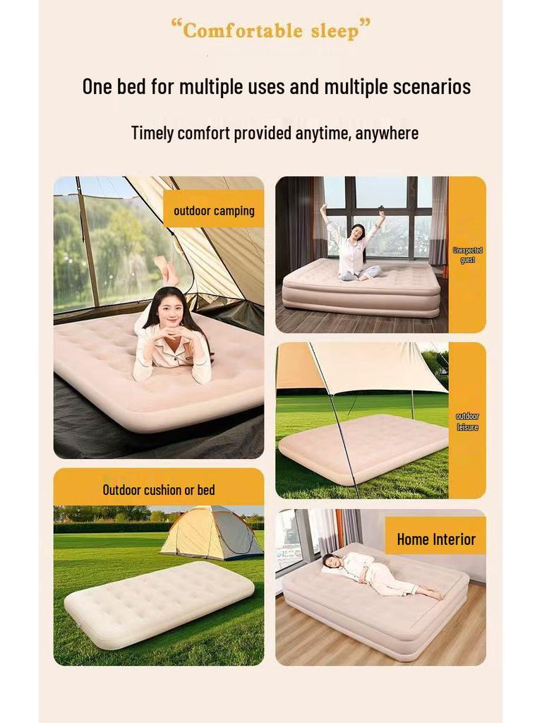 Portable Automatic Inflatable Air Mattress and Tent Sleeping Pad