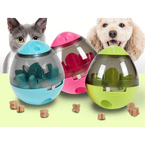 Dingdong Pet Dinosaur Egg Snack Ball 9.5 X 12.5 Cm, Pink, 1 Piece