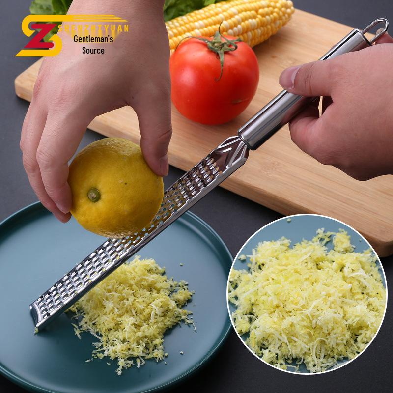 Multi-Purpose Stainless Steel Grater for Cheese, Lemon, and Vegetables