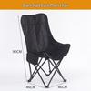 Portable High-Back Folding Moon Chair