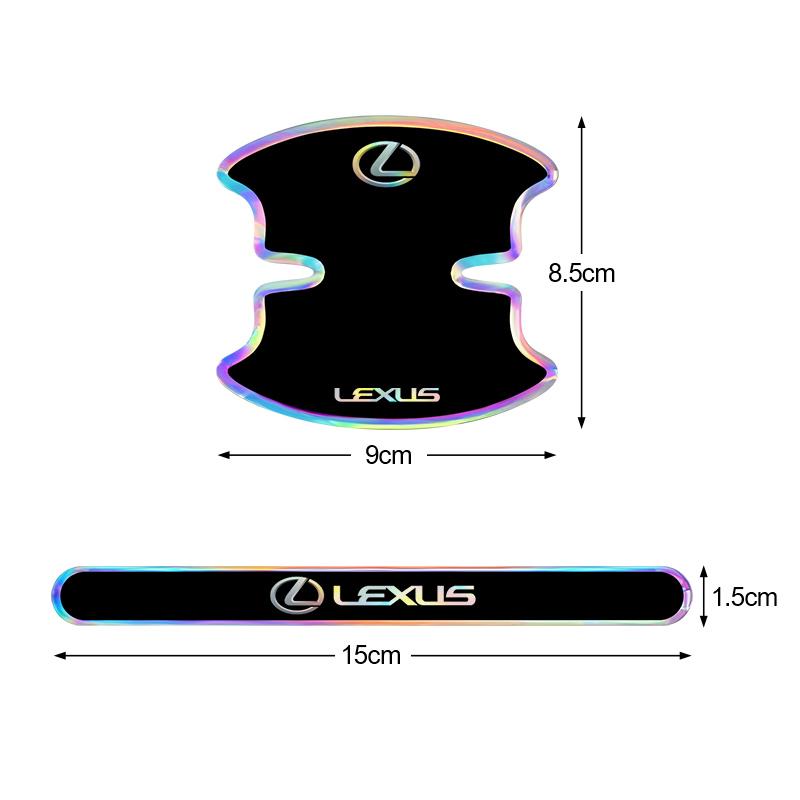 Laser Auto Türgriff Schale Ecke Kratzschutz Aufkleber für Lexus ES300 RX330 RX300 GS300 IS250 IS200 CT200h IS300 NX RX LX