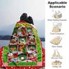 1pc. Christmas Disney Characters Blanket, Festive Holiday Decor for Home, Soft Throw Blanket for All Seasons, Soft Flannel Throw Blanket, Li