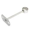 Ohamtes 2-Piece Clothes Rail Mounting Bracket, Shower Curtain Closet Tie Rod Support Frame, Curtain Rod Flange Socket, Handrail Mounting Bracket, 32mm