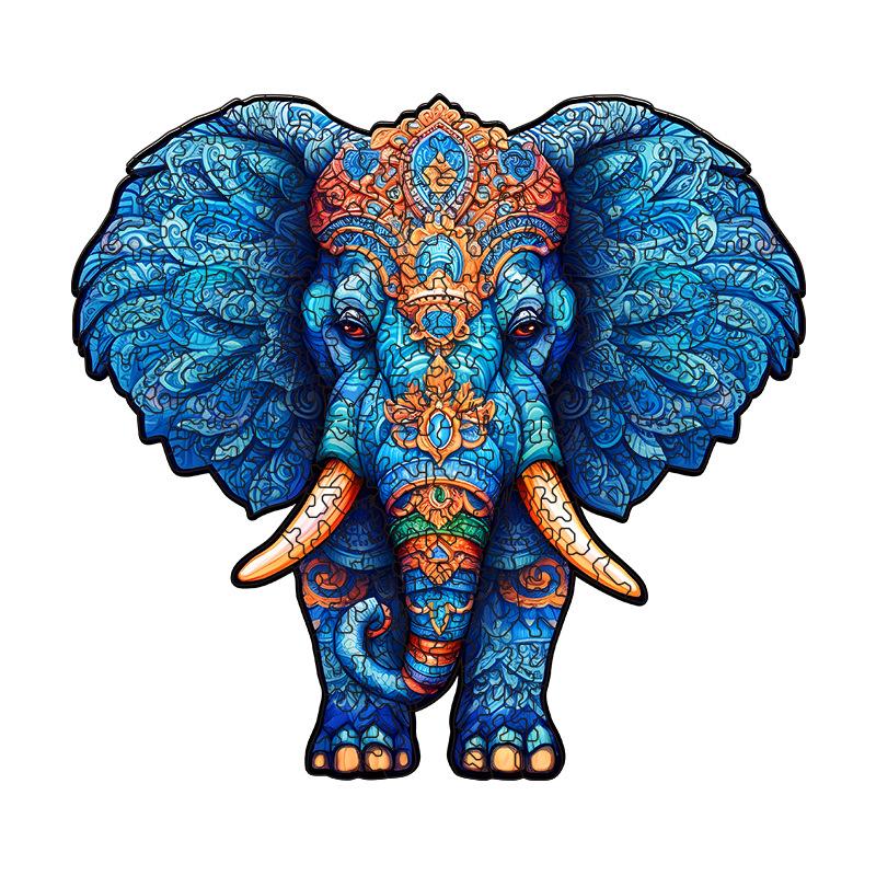 Alien Animal Wooden Puzzle Irregular 3D Toy Wooden