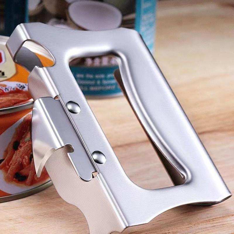 High Quality 2In1 Bottle Can Opener Thickened Multifunctional Beer Can Openers Steel Can Lid Opener For Bar Kitchen Accessories