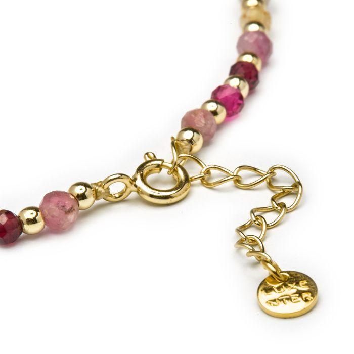 Bracelet - LUXENTER - Dirrim - Argent 925 - Or jaune 18K - Cristaux multicolores