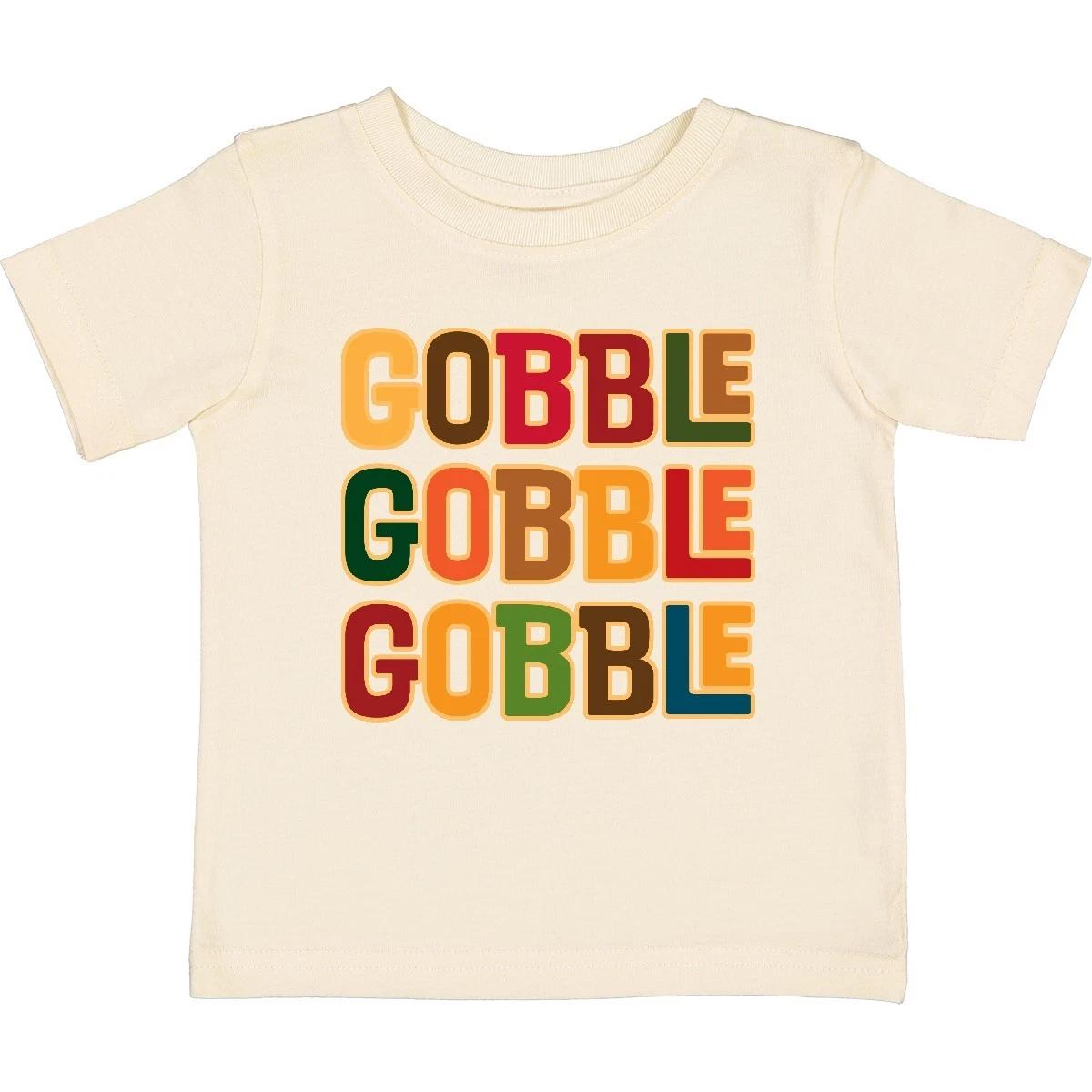 Inktastic Thanksgiving Funny Gobble Baby T-Shirt Humor Outfit Clothing Autumn 100