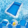 Adult Pool Floats Inflating Water Lounger Mat Soft Lounger  Water Floating Pad Swimming Floating Bed Lounger Beach Air Mattress