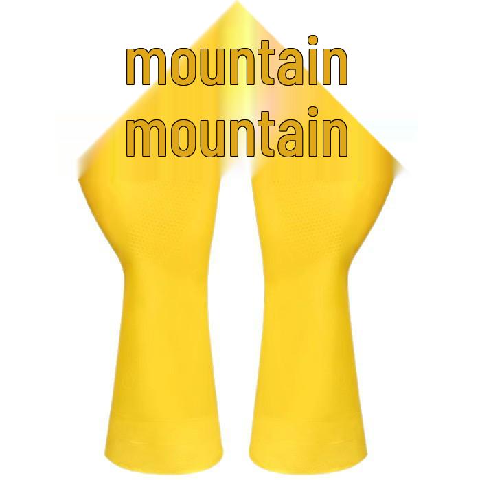 Durable Waterproof Latex Rubber Gloves for Dishwashing & Household Use