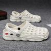 Men Shoes Beach Slippers Unisex Hollow Out Casual Couple Beach Sandal Flip Flops Shoes Non-slide Male Water Shoes Mens Slippers