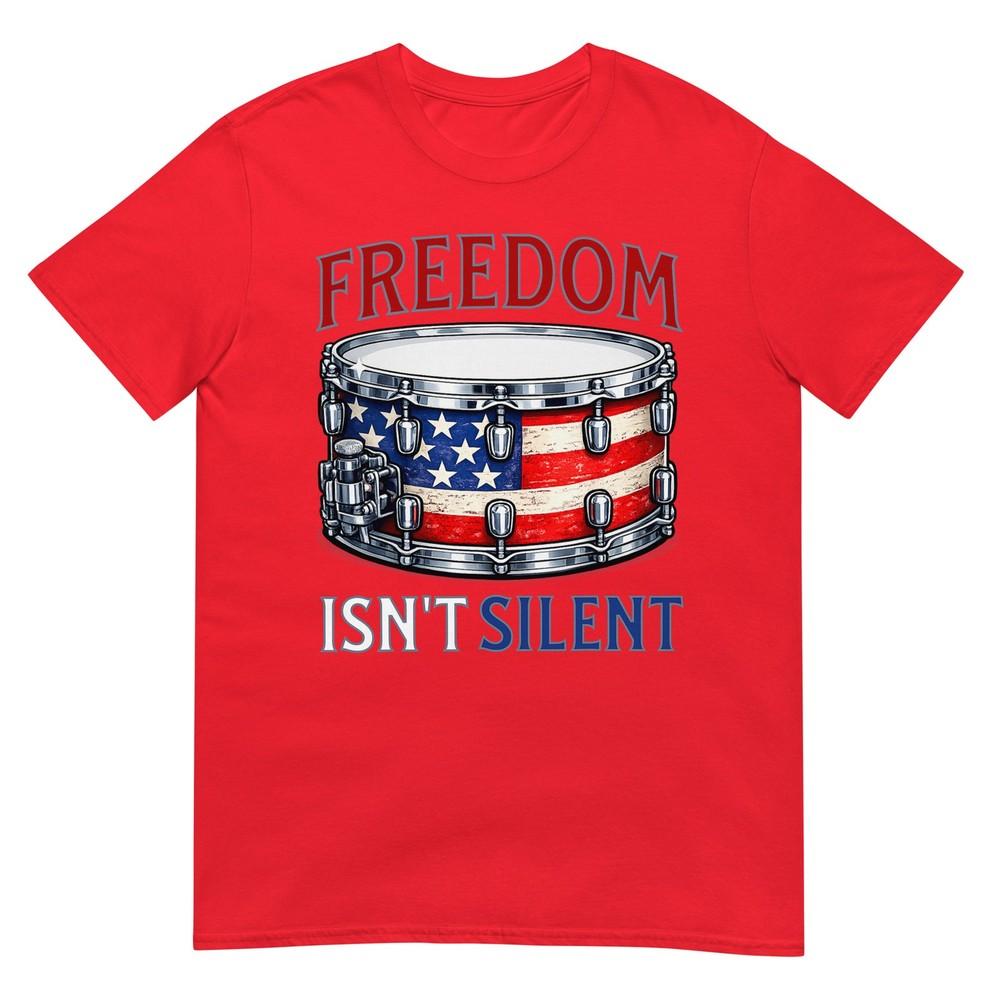 Patriotic Drummer Snare Drum Retro Vintage American Design Tshirt S