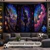 Arcane Personalized Tapestry Support Custom Name, Wall Art Home Decoration