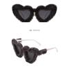 New Fashion Glasses Plush Love Sunglasses Peach Heart Dance Party Funny Heart Sunglasses