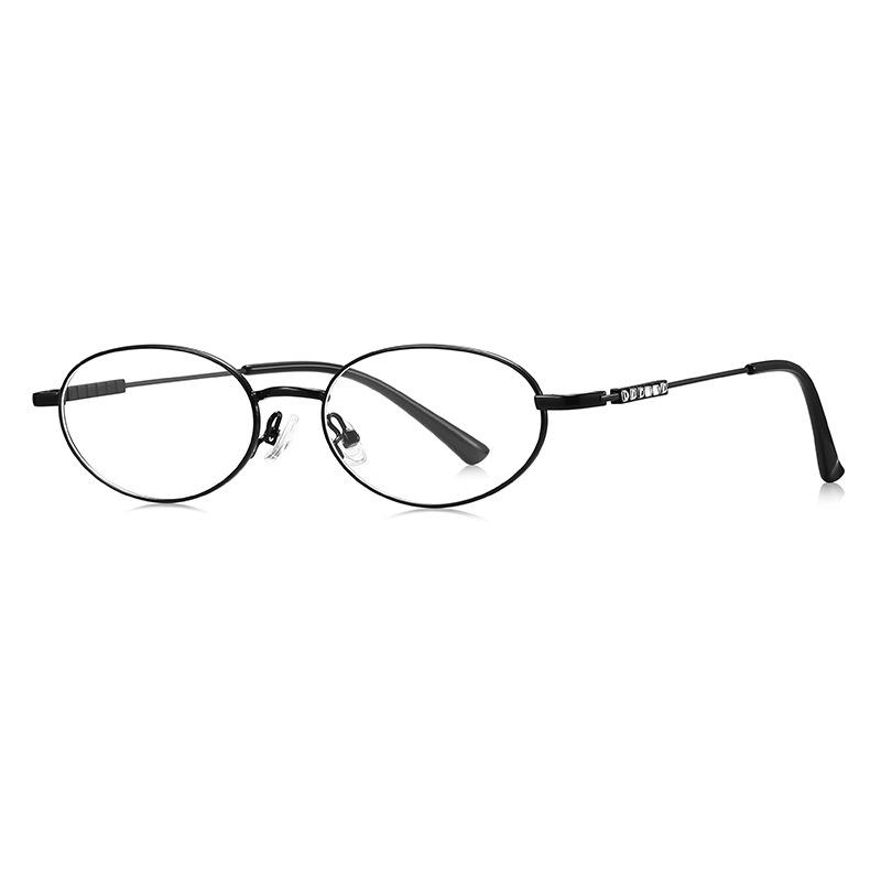 

LS502 Blue Light Glasses: Rose Gold Round Frame, Fashionable Non-prescription Bare-face Design