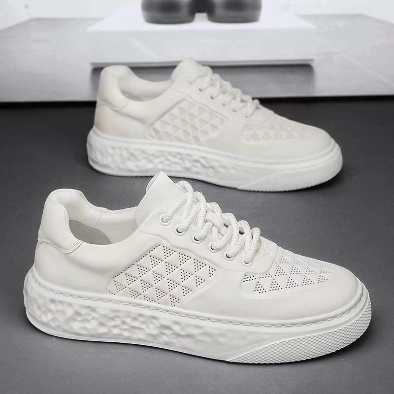 Белые туфли Мужская повседневная обувь Весенняя мужская обувь с низким вырезом 39 белый 1980₽