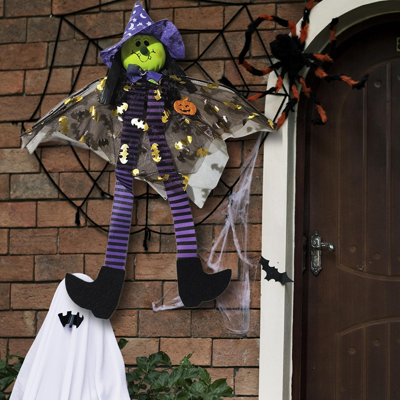 

Подвеска с привидением на Хэллоуин, наружное украшение, внутренние принадлежности, садовые ужасы, страшный реквизит чёрный