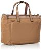 Labagagerie Eco-Friendly Nylon and Embossed Enamel 2-Way Mini Tote Bag, Women's, Beige (21), Free Size, B001701