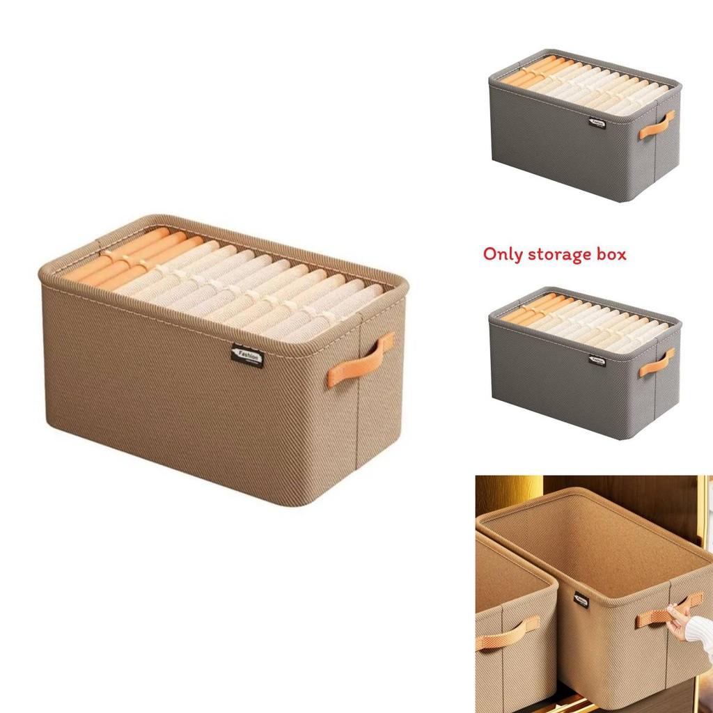 Modern Minimalist Fabric Storage Bin With Foldable Design For Clothing And Toy Organization