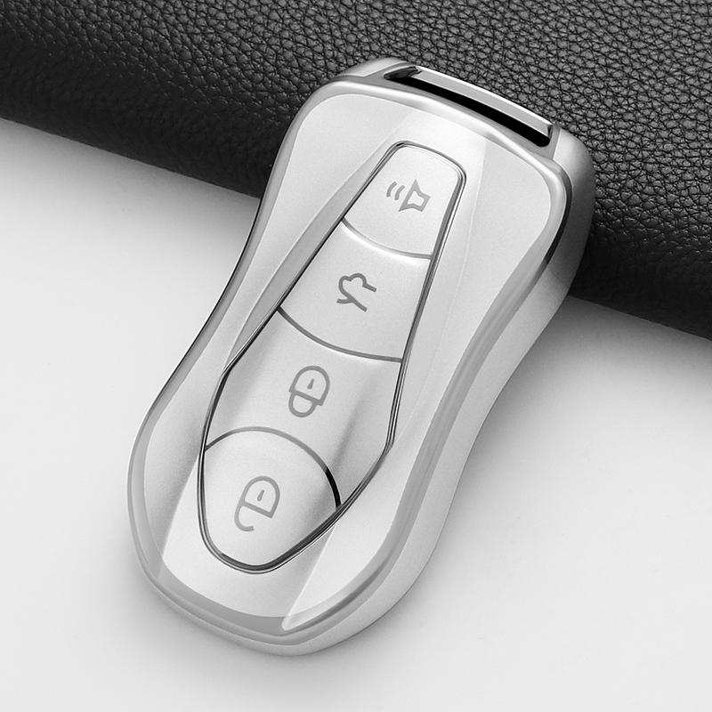 Soft Tpu Car Key Case Cover Shell Fob For Geely Azkarra Tugella Fy11 Atlas Pro New Emgrand Gs X6 Suv Ec7 Accessories